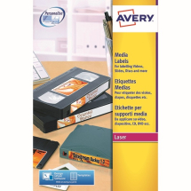 Avery White Laser Print Video Spine Label 145x17mm (Pack of 400) L7674-25