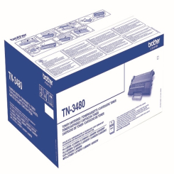 Brother Black High Yield Toner TN3480 Page yield 8000