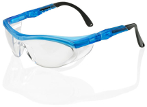 UTAH Grade 2 Safety Specs Blue Frame