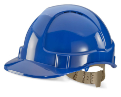 B-Brand Vented Safety Helmet BLUE