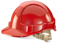 B-Brand Vented Safety Helmet RED