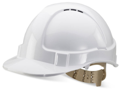 B-Brand Vented Safety Helmet WHITE