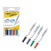 Bic Velleda 1741 Bullet Tip Assorted Whiteboard Marker (Pack of 4) Bic Velleda 1741 Bullet Tip Assorted Whiteboard Marker (Pack of 4)