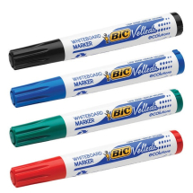 Bic Velleda 1701 Bullet Tip Assorted Whiteboard Marker (Pack of 4)