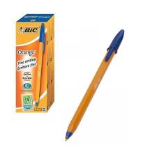 Bic Orange Fine Ballpoint Blue Ink Pen (Pack of 20) Bic Orange Fine Ballpoint Blue Ink Pen (Pack of 20)
