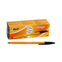 Bic Orange Fine Ballpoint Black Ink Pen (Pack of 20) Bic Orange Fine Ballpoint Black Ink Pen (Pack of 20)