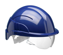 Centurion Vision Plus Safety Helmet c/w Int. Visor BLUE