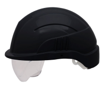 Centurion Vision Plus Safety Helmet c/w Int. Visor BLACK