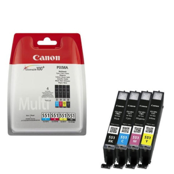 Canon CLI-551 Ink Cartridge Pck C/M/Y/BK