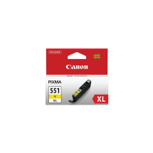 Canon CLI-551Y XL Yellow High Yield Inkjet Cartridge Canon CLI-551Y XL Yellow High Yield Inkjet Cartridge