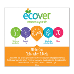 Ecover Dishwash Tablets All in One XL 70 tabs (Pack of 70)