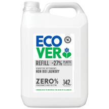 ECOVER Zero Non Bio Laundry Liquid - 5L - Fragrance Free ECOVER Zero Non Bio Laundry Liquid - 5L - Fragrance Free