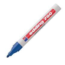 Edding 750 Bullet Tip Paint Marker Medium Blue (Pack of 10)