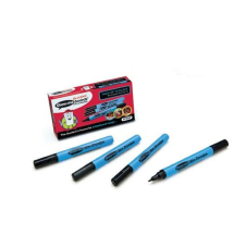 Show-me Fine Point Slim Barrel Drywipe Black Marker (Pack of 10) Show-me Fine Point Slim Barrel Drywipe Black Marker (Pack of 10)