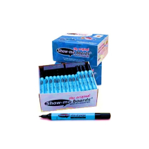 Show-me Fine Point Slim Barrel Drywipe Black Marker (Pack of 100) Show-me Fine Point Slim Barrel Drywipe Black Marker (Pack of 100)