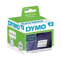 Dymo 99014 LabelWriter Labels 54mm x 101mm Black on White