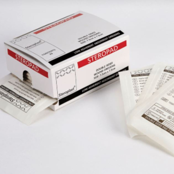Steropad Low Adherent Dressing 7.5cm X 7.5cm - Box of 25. Steropad Low Adherent Dressing 7.5cm X 7.5cm - Box of 25.