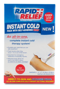 Instant Cold Pack c/w Self Adhering Wrap 5Inchx9Inch