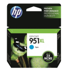 HP 951XL OFFICEJET INK CART CYAN HP 951XL OFFICEJET INK CART CYAN