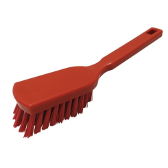 238mm Stiff Utility Brush Red - Pack of 12