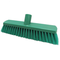 280mm Soft Sweeping Brush Green - Pack of 12