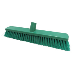 380mm Soft Sweeping Brush Green - Pack of 12