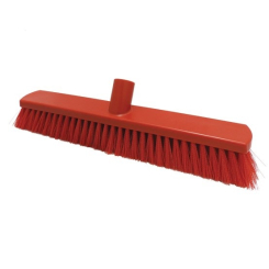380mm Soft Sweeping Brush Red - Pack of 12