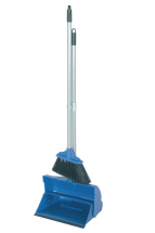 Angled Lobby Broom with Lightweight Dustpan BLUE (Pack of 6)