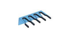 206mm Overmoulded Wall Bracket Hanging System BLUE