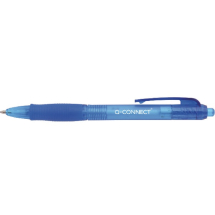 Q-Connect Retractable Ballpoint Blue Pen (Pack of 10) Q-Connect Retractable Ballpoint Blue Pen (Pack of 10)