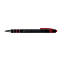 Q-Connect Red Lamda Ballpoint Pen (Pack of 12) Q-Connect Red Lamda Ballpoint Pen (Pack of 12)