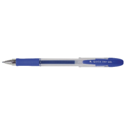 Q-Connect Blue Quick Dry Gel Pen (Pack of 12)