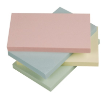 Q-Connect Repositionable 76 x 127mm Pastel Rainbow Quick Notes (Pack of 12)