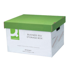 Q-Connect Business Easy Set Up Storage Box (Pack of 10)