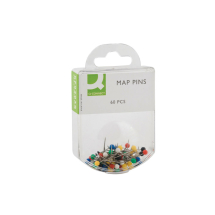 Q-Connect Map Pins Assorted Colours (Pack of 600)