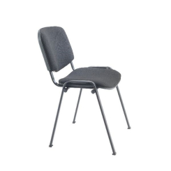 Jemini Ultra Multi Purpose Stacking Chair Charcoal/Black