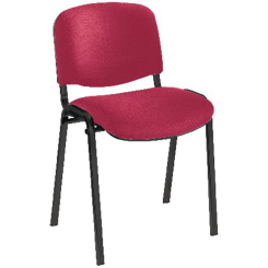 Jemini Ultra Multi Purpose Stacking Chair Claret/Black