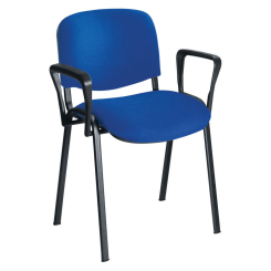 Jemini Arms For Stacking Chair Black (Pack of 2)