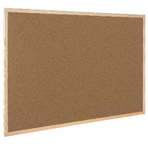 Q-Connect Cork Board Wooden Frame 600x900mm