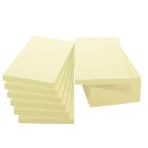 Q-Connect Repositionable 76 x 127mm Yellow Quick Notes (Pack of 12)