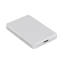 Q-Connect Portable External Hard Drive 2TB with USB Cable Silver