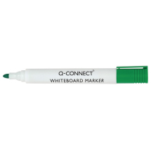 Q-Connect Green Drywipe Marker Pen (Pack of 10)