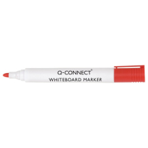 Q-Connect Red Drywipe Marker Pen (Pack of 10)