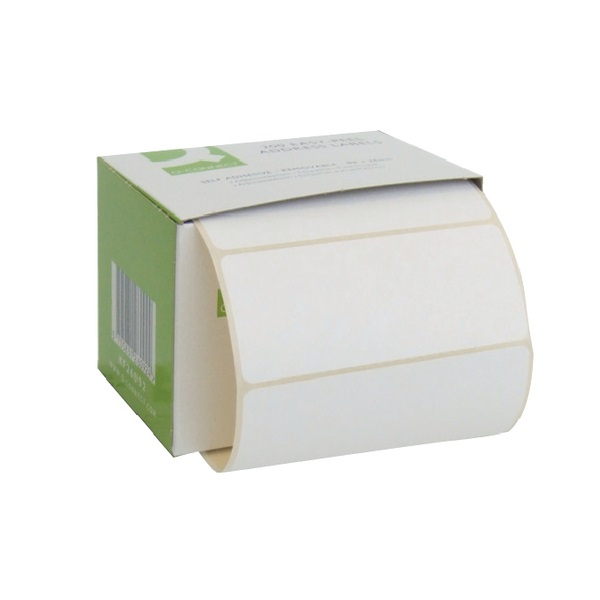 Address Labels - Q Connect Address Labels - 89x36mm Repositionable - Pack 200 - Industrial ...