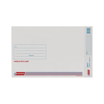 GoSecure Bubble Lined Envelope Size 9 300x445mm White (Pack of 50) KF71452