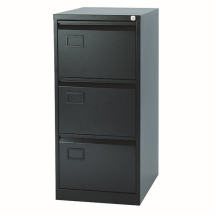 Jemini 3 Drawer Filing Cabinet Black Jemini 3 Drawer Filing Cabinet Black