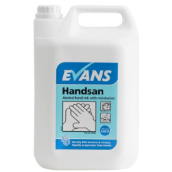 HANDSAN Bactericidal Hand Gel Sanitiser with Moisturiser (1 x 5 litre)