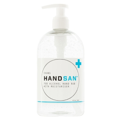 HANDSAN Hand Sanitiser Pump Dispenser (6 x 500ml)
