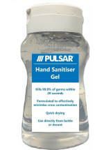 PULSAR Hand Sanitiser Gel 1 x 300ml flip top bottle