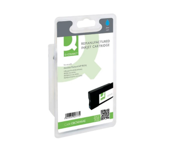 Q-Connect HP 951XL Remanufactured Cyan Inkjet Cartridge High Yield CN046AE Q-Connect HP 951XL Remanufactured Cyan Inkjet Cartridge High Yield CN046AE